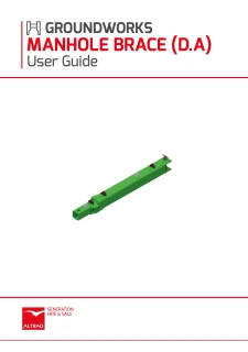 Double Acting Manhole Brace